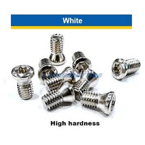 저렴한 나사 50 개 M2.5 * 6/3*8/3*10/3.5*9/3.5*12/4*8/4*10/5*12 Torx CNC 공구 홀더 및 밀링 커터 예, 02 White_01 Mixed Type