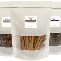 뱅쇼만들기 재료 시나몬스틱300g   정향100g   팔각향100g 뱅쇼세트 (지퍼백), 3세트, 500g