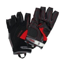 하켄 스포츠 남자 3/4 손가락 반사 장갑 HARKEN, HARKEN Large, Black