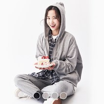 지오다노 05321923 여 NEW 장희령 브러시드 후드 집업 321923