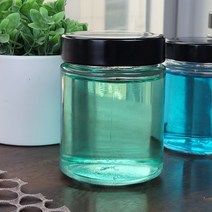 유리병 딥캡(블랙)l180ml (L) 유리공병 잼병 도매, 딥캡(블랙) 180ml (L)