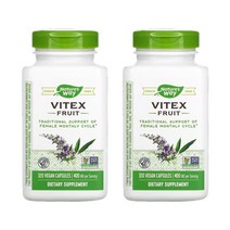 네이처스웨이 바이텍스 과일 체이스트나무 이탈리아목형 열매 400mg 320정 2개
