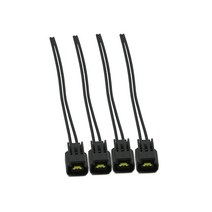 점화 코일모듈형 점화 코일 커넥터 하네스 소켓 하우징 피그 테일 플러그 1991 개 포드 포커스 머스탱 에, 02 4PCS