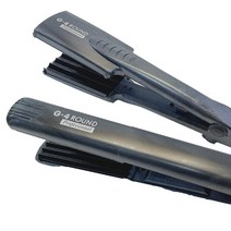 유한 다이렉트 G-4 round 세라믹 나이아가라 뿌리볼륨 세라믹 온도조절 히피펌 물결펌 볼륨매직 물결고데기 전문가용 미니다이렉트 매직기 고데기, 미니(90*27mm)