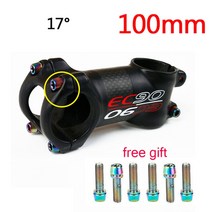 EC90 초경량 스템 카본 스템 60MM-120MM 로드 바이크 스템 617 31.8mm 핸들 바 MTB 파워 사이클링 Accesorios, 17도-100mm