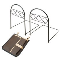 코모 라이프 포켓 첨부의 침대 가드 사이드 포켓 ​​이불 어긋남 방지 수납 포켓 베팅 간단 설치 낙하 방지 2개입 블랙 약 세로 39×가로 25×안길이 33 cm(조립시1개)