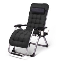 콘티고 무중력 의자 접이식 리클라이너 낮잠 수면 휴식 1인용 안락 쿠션세트의자, 콘티고 블랙 체어  블랙