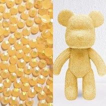 당일배송 브릭베어 23cm diy 보석십자수 키트 핸드메이드 베어브릭, 20.젤리살몬 23cm