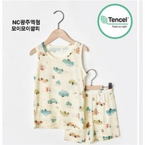 셀러허브 1 모이모이깜피 NC05 텐셀민소매실내복 MO21S숲속자동차