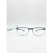 [아이씨베를린] Dennis N. 안경 ic! berlin 데니스엔 Marine Blue 스테인리스 나사 없는 안경테