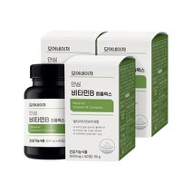 모어네이처 활력엔 안심 비타민B, 60정, 3박스