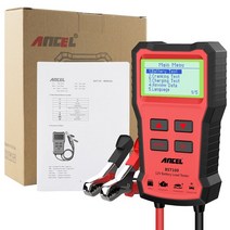 ANCEL-BST100 자동차 배터리 테스터 12V 분석기 크랭킹 충전 서킷 테스트 진단 스캐너 도구 PK BM550 자동, [01] Car Battery Tester, 01 Car Battery Tester