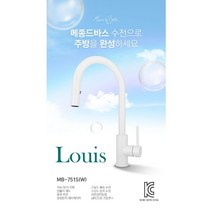 고급 주방수전 / 입수전 / 수입 주방수도 / 메종드바스 / 루이 MB-751S, 3. 골드브러쉬무광, 1개