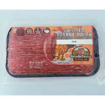 슈퍼푸드 칠면조/ 천연나무로 훈연한 베이컨형 칠면조햄 340G*3개 *2묶음 (340G 6개)