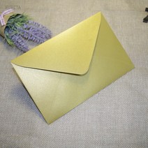 50pcs- 17*11cm 120gsm 진주 종이 봉투 엽서 인사말 카드 VIP 결혼식 파티 초대장 카드 봉투, 17x11cm, 펄 골드