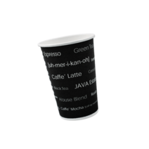 테이크아웃 종이컵 블랙영문 390ml, 200개입, 1개