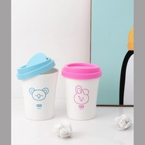 아이방 책상 파우더룸 화장대 미니휴지통 클린 심플 청소용품 부엌쓰레기통, 1개, 알제이