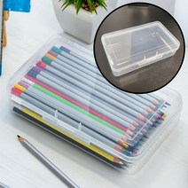 mh_투명 큰 대용량 플라스틱 공시생 대학생 필통 케이스, 상세페이지 참조