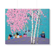 [인메이블] 두요 김민정 국내 작가 48종 캔버스 액자 1~23번 아크릴 유화 꽃 그림 아트 프린팅 거실 인테리어, 10.[I]향기에 실린 미소, 캔버스액자, 중형 12호[50x60.6cm]