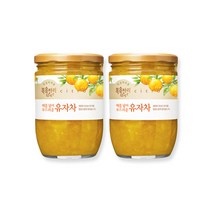복음자리 배를 넣어 부드러운 유자차, 620g, 2개