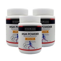 피터앤존 MSM 식이유황 분말 파우더 1kg x 3통