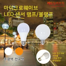 신체 움직임에 즉각 반응 마이크로웨이브 LED 센서 램프8W 볼램프 9W 센서전구, 없음, (추가상품) 원통 벽등 2등 (그레이)