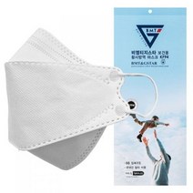 비엠티지스타 KF94 일회용 덴탈 미세먼지 황사 방역 국산 마스크 대형 100매 화이트