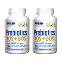 재로우 프리바이오틱스 XOS+GOS 츄어블 타블렛, 90개입, 2개