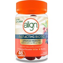 Align Fast Acting Biotic 얼라인 패스트 액팅 바이오틱 46구미 프리바이오틱 유산균, 기본