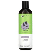 Kin+Kind Flea + Tick Relief Dog + Cat Shampoo Lavender 12 fl oz (354 ml)
