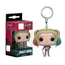 더 수어사이드 스쿼드 굿즈 할리 퀸 조커 피규어 열쇠고리 가방고리 액세리, 여자