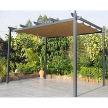 조립식 파고라 야외 대형 알루미늄 철제 카페 원두막, 3x3x높이2.2m 천막 없음