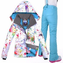 승마레슨 승마바지 Gsou snow-고품질 여성 자켓 스키복 캠프 승마 스포츠 방수 방풍 스노우보드 + 바지, 10 Q4_04 L