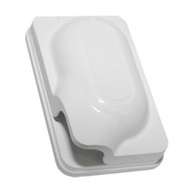 위너스 방우 방적 2구 콘센트 세로형 화장실 세탁기, 화이트, 1개