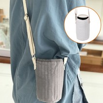 보냉백 에코백 물병 도시락 보온병 가방 텀블러 파우치 보틀 DD-10676 제작, 화아트