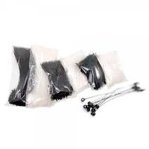 BKKP 택끈(8.5cm 13cm 23cm 약1000개입) 라벨끈 상표끈, 블랙택끈 중 13cm