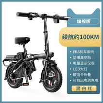 배달용 전기자전거 대용량 전동자전거 장거리 라이딩 접이식, 48V, 0Ah, 고속20A약80KM