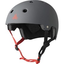 리암마켓 Triple Eight 남녀 공용 멀티 스포츠 자전거 헬멧 초경량 충격 흡수 안전성 우수 White Matte S / M 55-58cm, L / XL 59-61cm, Gun Matte