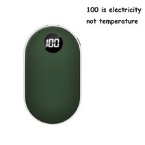 usb 손난로 충전식 휴대용 똑딱이 20000mAh USB 겨울 손 모바일 전원 온열 히터 야외 여행 하이킹 보조베터리, [03] 5000MAH, [04] Green B