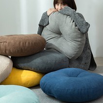 두꺼운 솜방석 사무실 학생방석 의자 원형 쿠션 방석