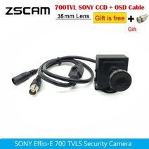미니 추월 자동차 카메라 고해상도 CCTV 소니 CCD Effio E 700TVL 25mm35mm 긴 초점 거리 렌즈 보안 상자 OSD 캠감시, Only Camera+PAL+35mm Lens