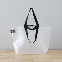 마켓비 FILSTEM 장바구니 쇼퍼백 캐링백 S M L XL, 캐링백 투명 L 0585.5166