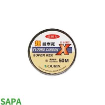 싸파 오릭스 슈퍼 렉스 민물 낚시줄 50m 11종 택1 낚시 바다낚시 민물낚시 낚시대, 0.6호