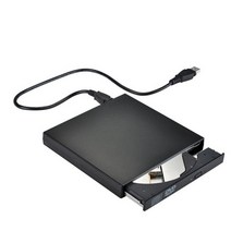 외장형 씨디롬 DVD 플레이어 odd usb 2.0 dvd 레코더 슬림 외부 광학 드라이브 콤보 dvd rom cd-rw 버너 라이터 macbook 노트북 책상용 플러그 55, 협력사, 검은 색