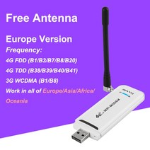 공유기 TIANJIE 4G 와이파이 라우터 마이크로 SIM 카드 휴대용 무선 LTE USB 모뎀 4g 와이파이 Sim 카드 포켓 핫스팟 안테나 와이파이 동글, 03 Europe Version