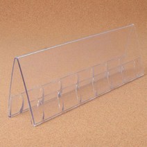 데라필 플라스틱 사무실 명패 이름표 가격표 꽂이 250X80MM 아크릴메뉴판