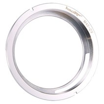 Haoge 수동 렌즈 마운트 어댑터 M42 42mm 나사 연결 Yashica CY 카메라 USA 미국, 한개옵션0