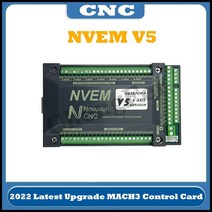 CNC 모션 컨트롤러 NVEM V5 업그레이드 3 축 4 5 6 Mach3 제어 카드 이더넷 인터페이스, 02 4axis, 1개