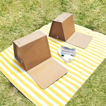 종이 휴대용 등받이의자 (1개입) 고급, 신디즈몰 메가토트(1개)