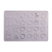 Silicone Epoxy Resin Quicksand Hollow Mold for Keychain Pendant Jewelry Making